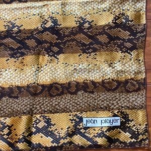 Beautiful‎ Jean Player snake skin print scarf